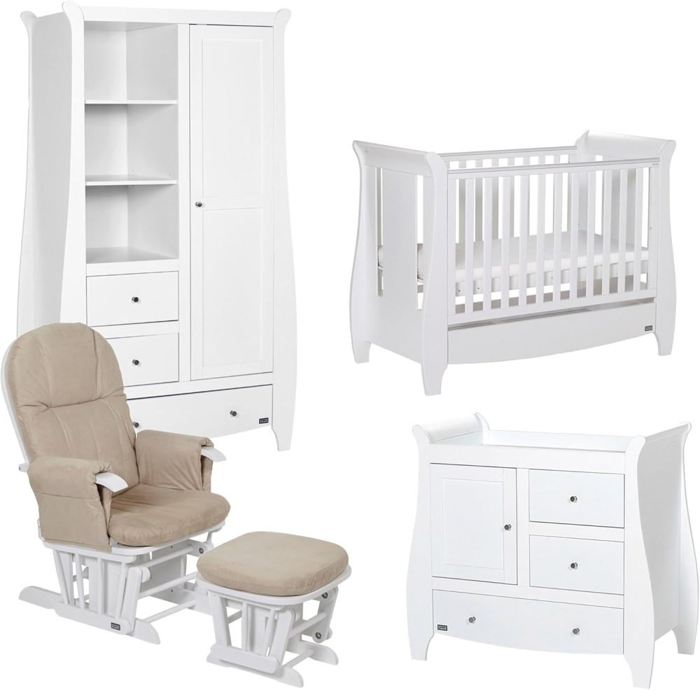 Tutti Bambini Katie Mini 3 Piece Room Set - White
