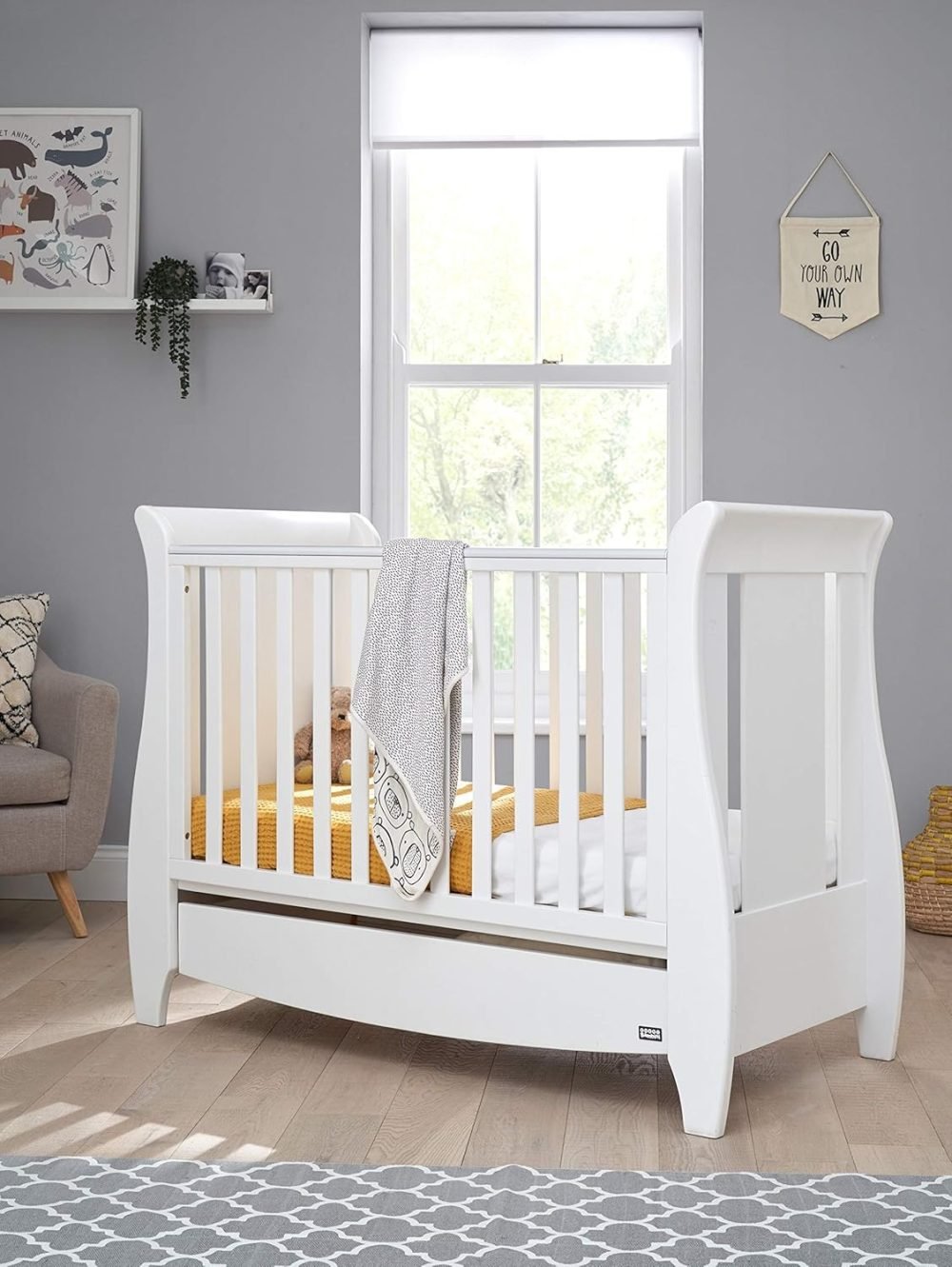 Tutti Bambini Katie Mini 3 Piece Room Set - White - Image 16