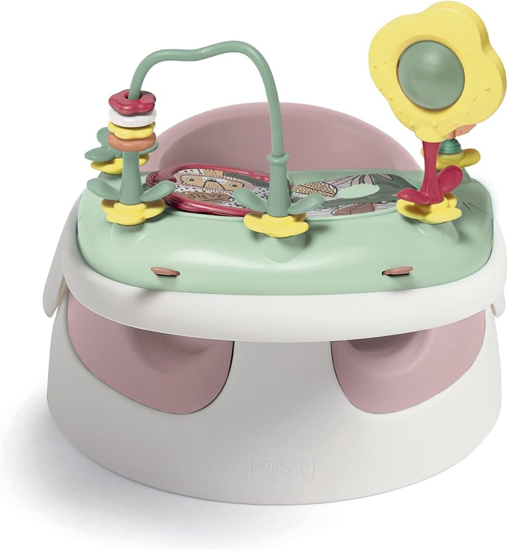 Mamas & Papas Baby Snug Seat and Activity Tray with Adjustable Features, Supportive, Stable and Easy Clean Design in Clay - Image 20