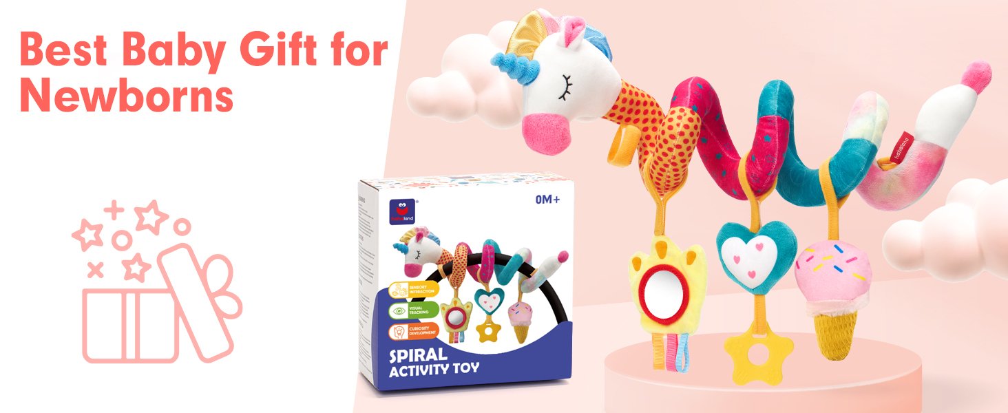 spiral pram toys for babies