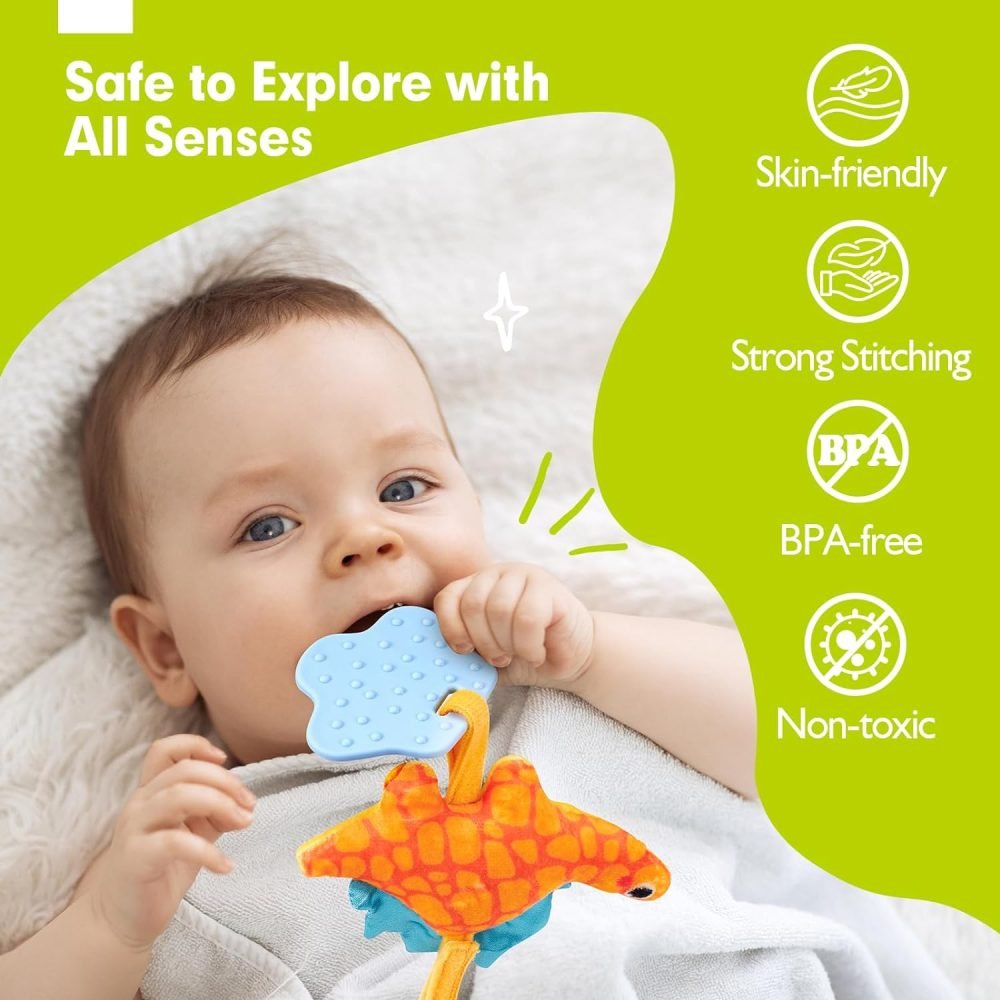 Spiral Pram Toys baby toys 0-6 months newborn Pram toys Sensory Toys for Babies Pushchair Stroller/Car Seat Activity Baby Toy for 0 3 6 9 12 Months Hanging Toys for Babies pram toy Infant Girls - Image 6