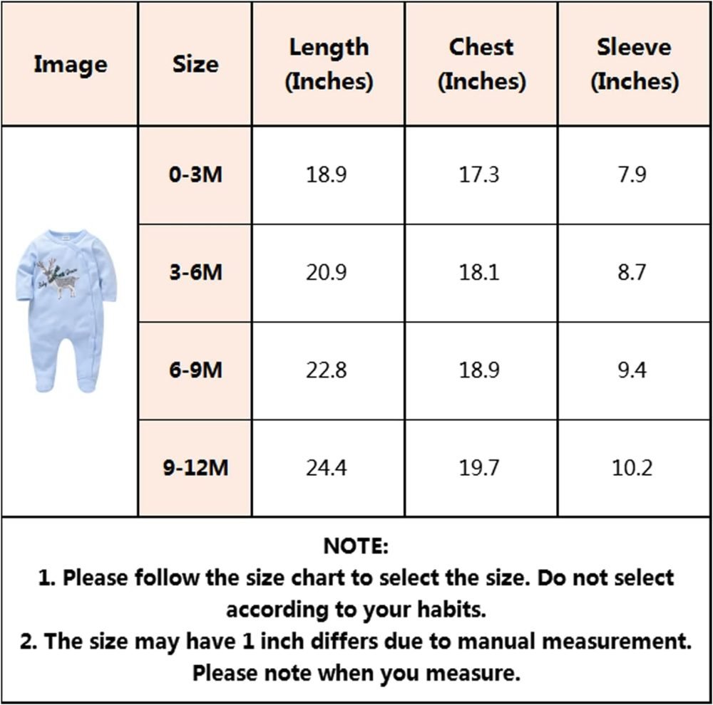kavkas Baby Onesie Cotton One Piece Romper Footies Newborn Long Sleeve for Sleep and Play, Rabbit Pack - Image 7