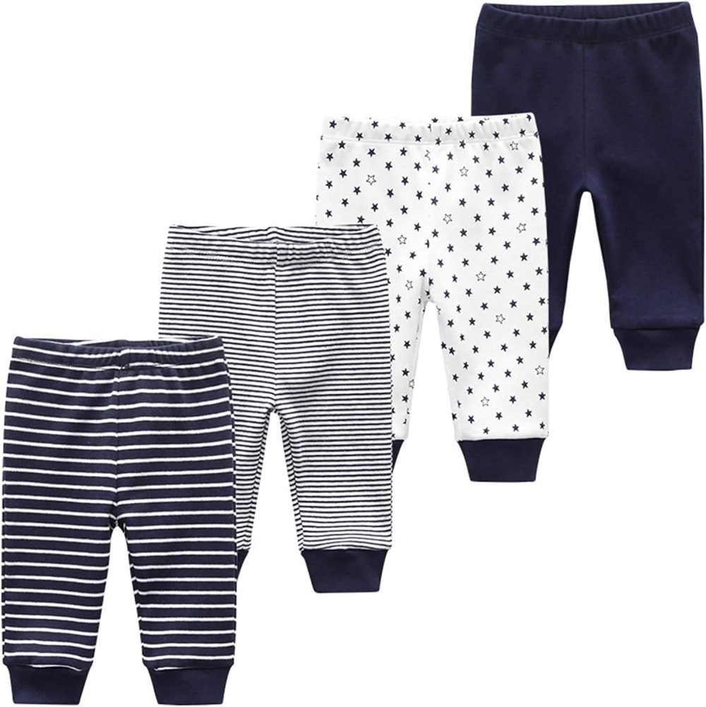MAMIMAKA Baby Bodysuits Baby Pants Trousers Baby Clothes Short Sleeve Bodysuits Onesies for Baby Boys and Girls - Image 105