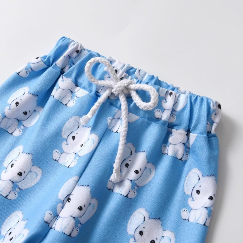 Awxoder Baby Boys Clothes Bear Print Long Sleeve Tops + Pants 3Pcs Outfit Set - Image 6