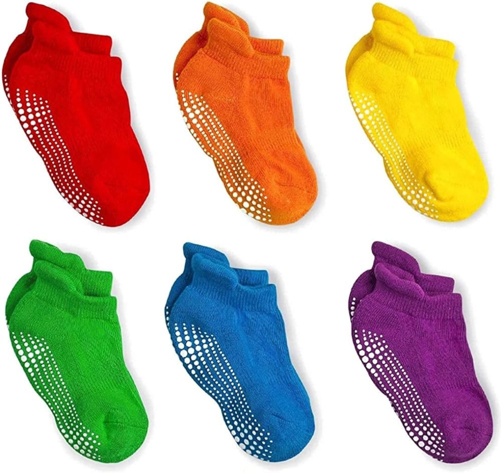 LA Active Grip Ankle Socks - Cozy Warm Winter Socks - for Baby Toddler Infant Newborn Kids Boys Girls Non Slip/Anti Skid - Image 9
