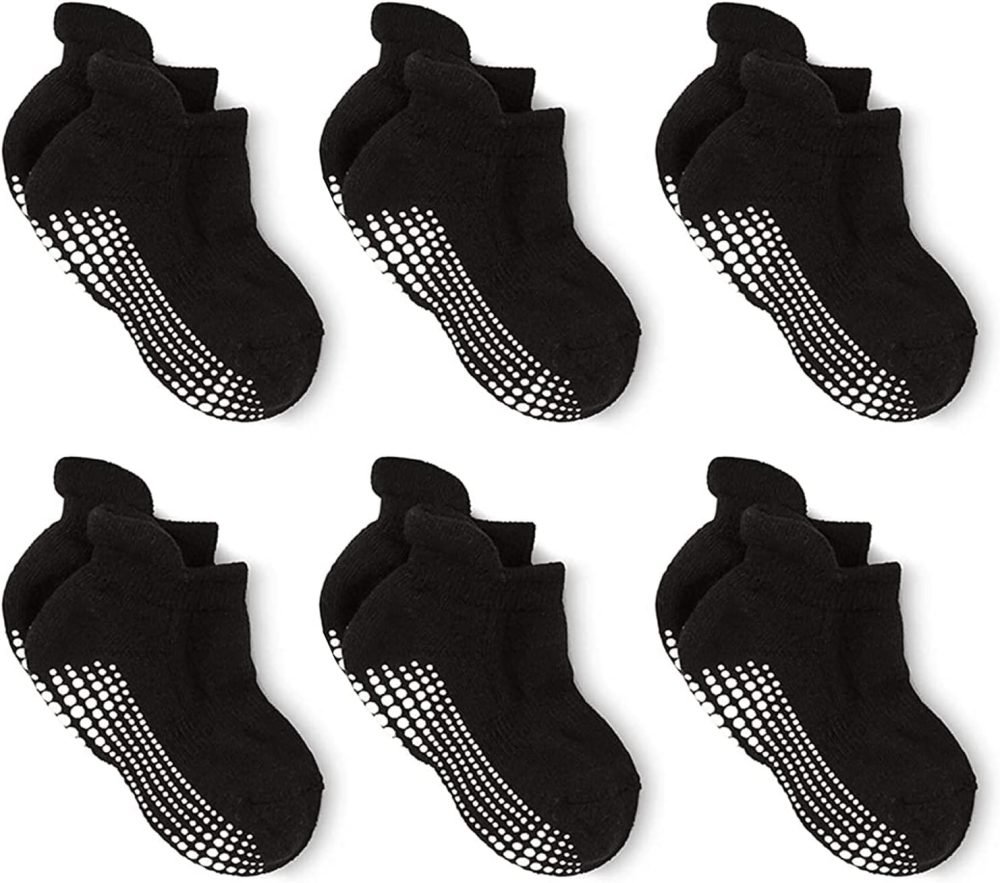 LA Active Grip Ankle Socks - Cozy Warm Winter Socks - for Baby Toddler Infant Newborn Kids Boys Girls Non Slip/Anti Skid - Image 12