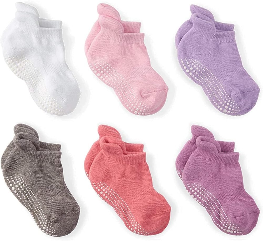 LA Active Grip Ankle Socks - Cozy Warm Winter Socks - for Baby Toddler Infant Newborn Kids Boys Girls Non Slip/Anti Skid - Image 13