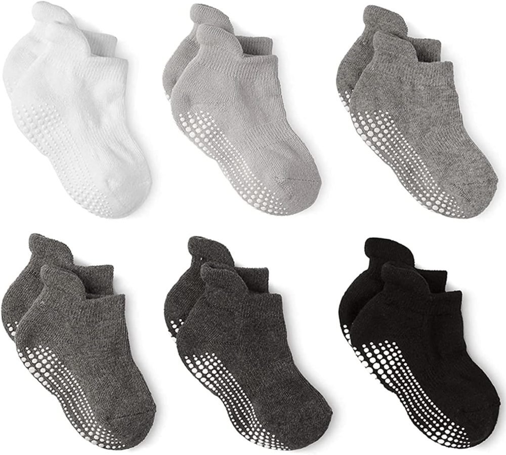 LA Active Grip Ankle Socks - Cozy Warm Winter Socks - for Baby Toddler Infant Newborn Kids Boys Girls Non Slip/Anti Skid - Image 14