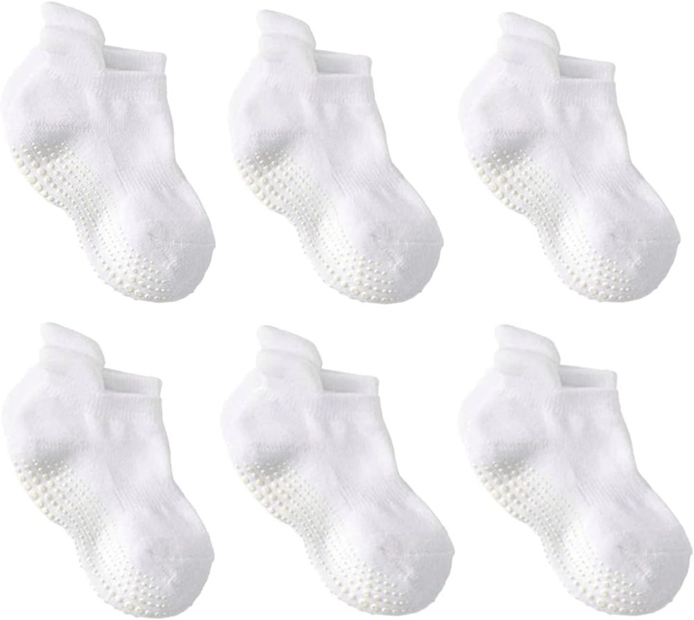 LA Active Grip Ankle Socks - Cozy Warm Winter Socks - for Baby Toddler Infant Newborn Kids Boys Girls Non Slip/Anti Skid - Image 15