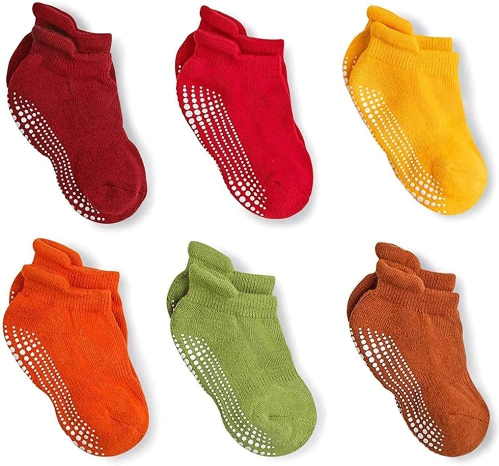 LA Active Grip Ankle Socks - Cozy Warm Winter Socks - for Baby Toddler Infant Newborn Kids Boys Girls Non Slip/Anti Skid - Image 18