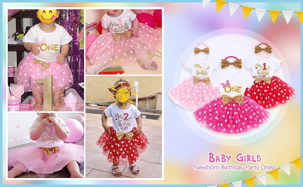 Baby Girl Birthday Dress 