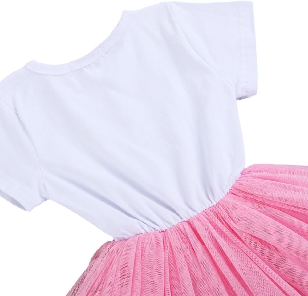 FYMNSI It's My 1st / 2nd Birthday Baby Toddler Kids Girl Cake Smash Tutu Dress Shiny Sequin Bow Headband Princess Party Outfit Photo Props Set 2pcs - Image 100