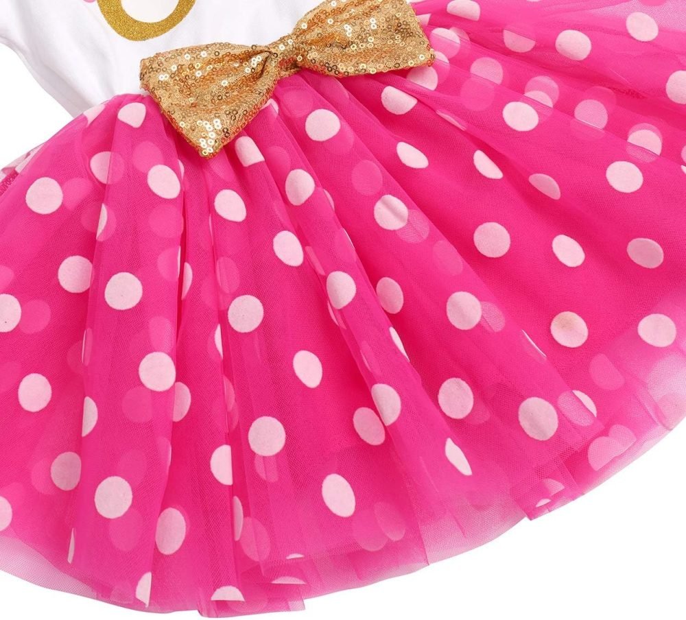 FYMNSI It's My 1st / 2nd Birthday Baby Toddler Kids Girl Cake Smash Tutu Dress Shiny Sequin Bow Headband Princess Party Outfit Photo Props Set 2pcs - Image 118