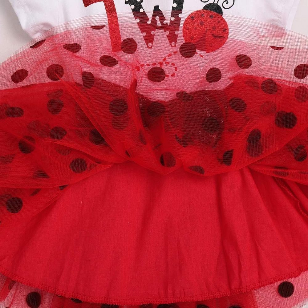 FYMNSI It's My 1st / 2nd Birthday Baby Toddler Kids Girl Cake Smash Tutu Dress Shiny Sequin Bow Headband Princess Party Outfit Photo Props Set 2pcs - Image 138