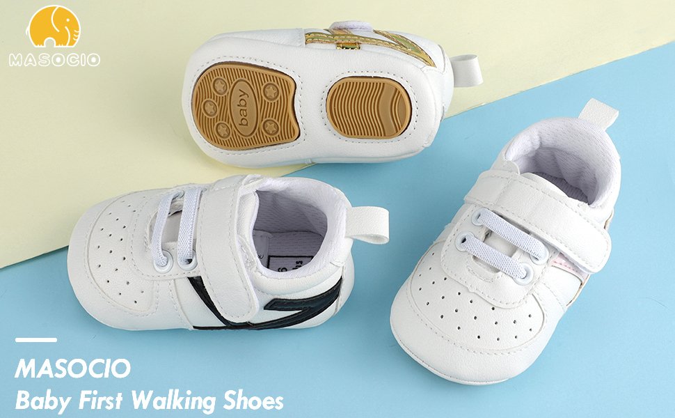 Baby Shoes Boys Girls First Walking Trainers Pre Walker trainers 0-6 6-12 12-18 Months