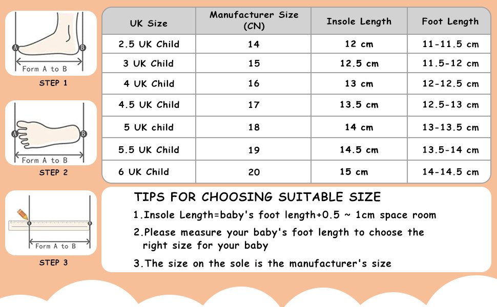 Baby Girl Shoes boys Infant Toddler First Walking 6 12 18 24 Months Size 2 3 4 5 UK Child Trainers