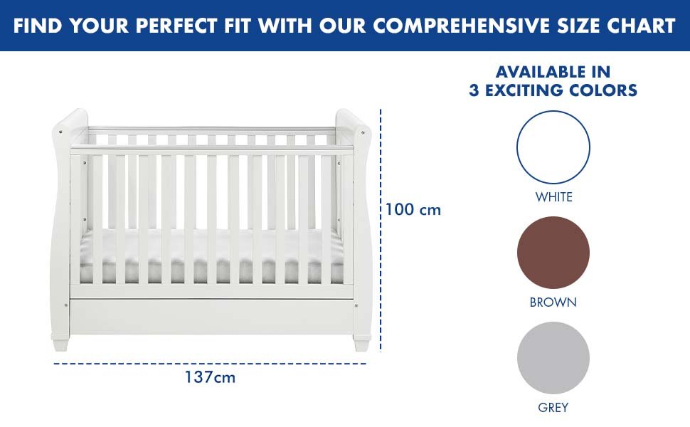 Eva Sleigh Cot Bed