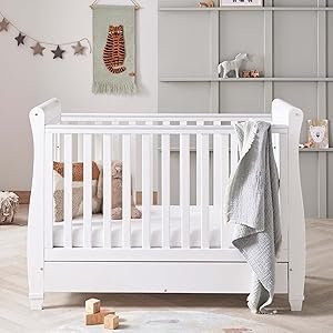 Eva Sleigh Cot Bed