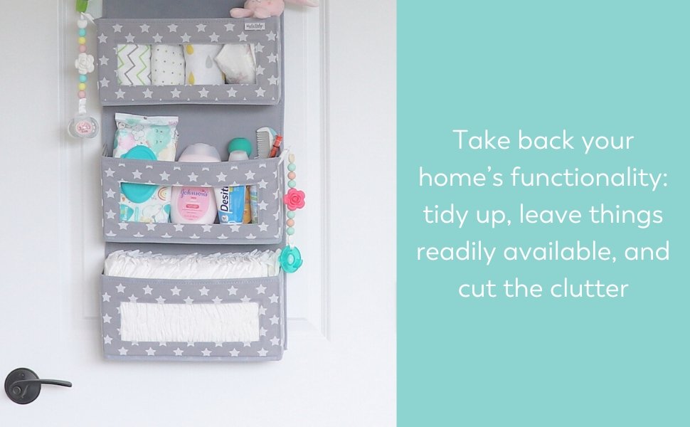 vesta baby nursery over the door organizer