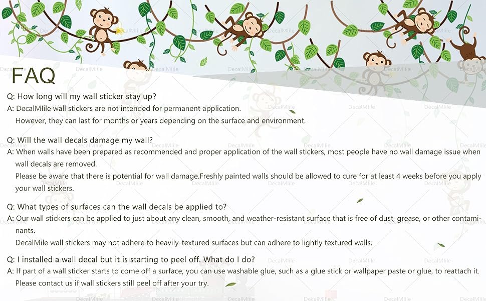 How to use decalmile wall stickers