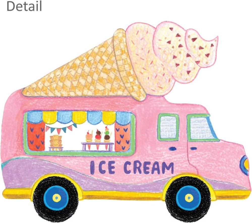 DECOWALL SG3-2308 The Road and Transports Kids Wall Stickers Decals Peel and Stick Removable for Nursery Bedroom Living Room Art murals Decorations - Image 3