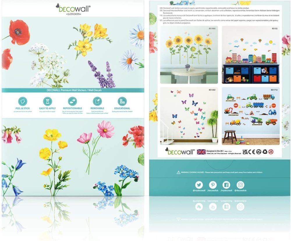 DECOWALL SG3-2308 The Road and Transports Kids Wall Stickers Decals Peel and Stick Removable for Nursery Bedroom Living Room Art murals Decorations - Image 14