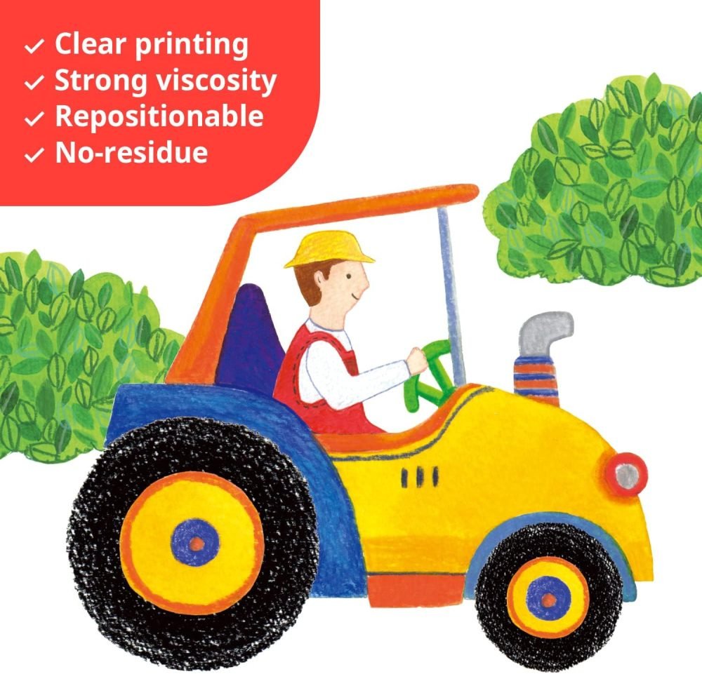 DECOWALL SG3-2308 The Road and Transports Kids Wall Stickers Decals Peel and Stick Removable for Nursery Bedroom Living Room Art murals Decorations - Image 18