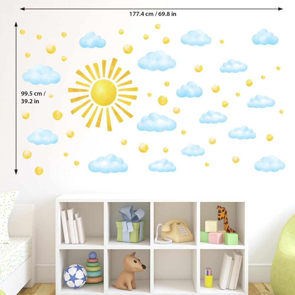 DECOWALL SG3-2308 The Road and Transports Kids Wall Stickers Decals Peel and Stick Removable for Nursery Bedroom Living Room Art murals Decorations - Image 32