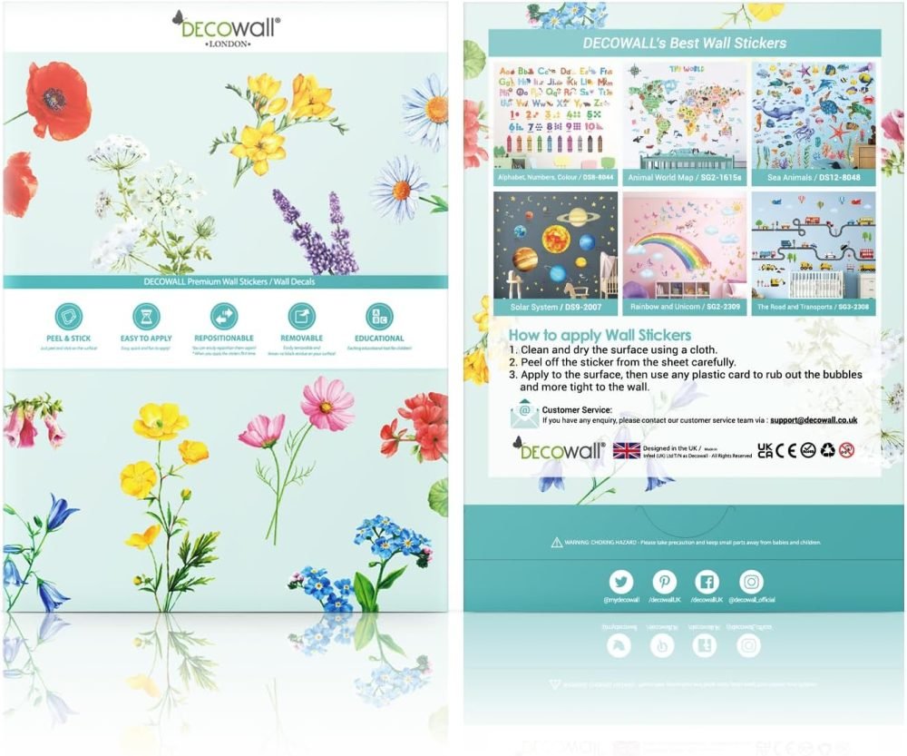 DECOWALL SG3-2308 The Road and Transports Kids Wall Stickers Decals Peel and Stick Removable for Nursery Bedroom Living Room Art murals Decorations - Image 34