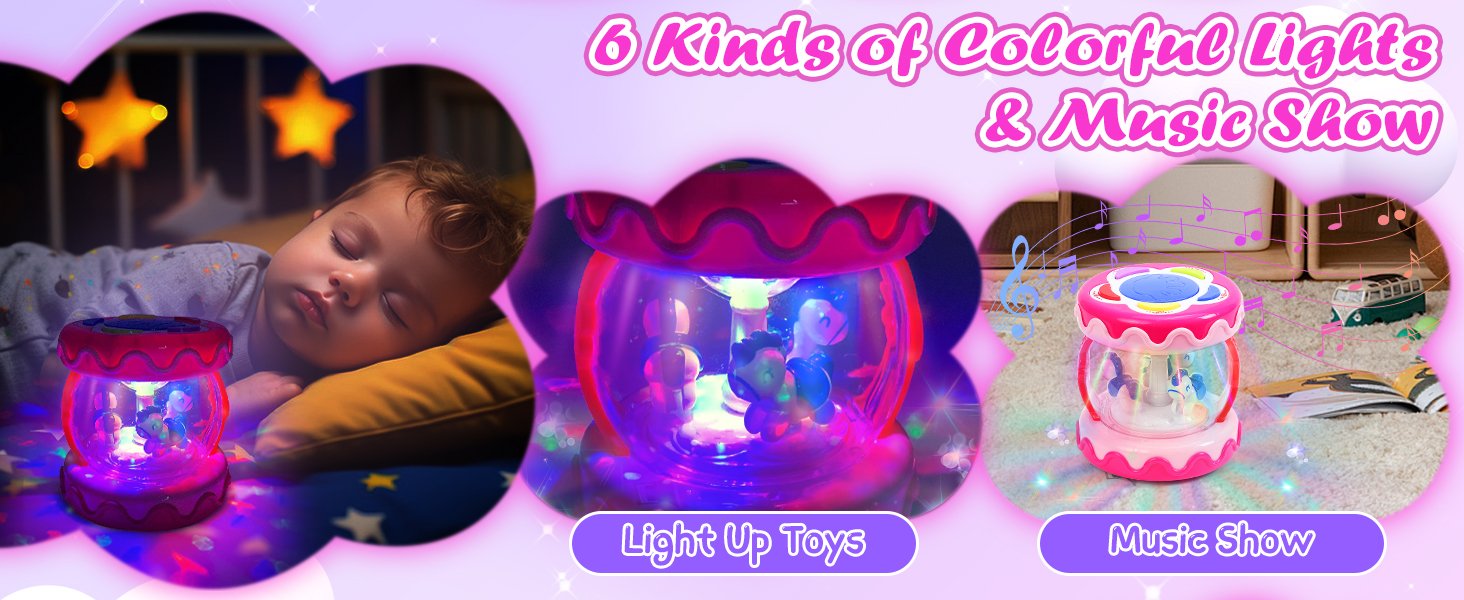 6 kinds of colorful lights and music show